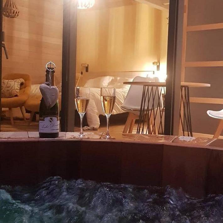 Hôtel pour 2 personnes, avec terrasse ainsi que vue et vue sur le lac à Champs-sur-Tarentaine-Marchal - 2
