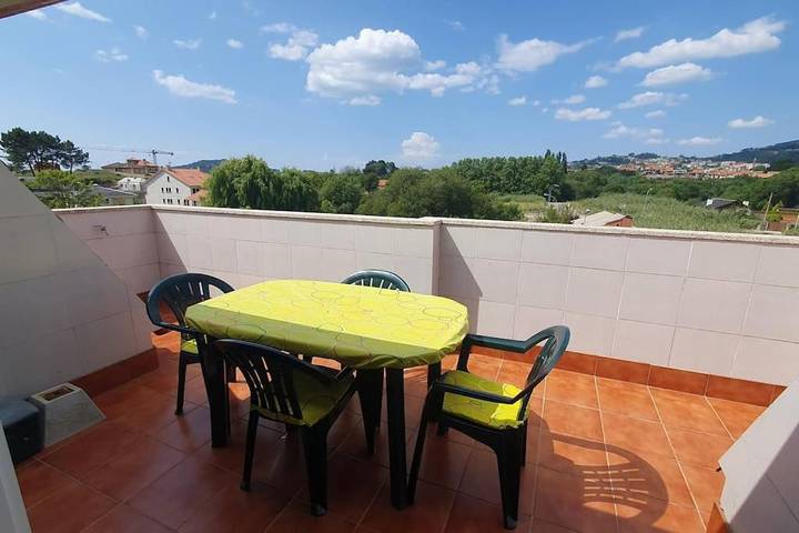 Casa de férias para 4 pessoas, com jardim e vista em Nigrán