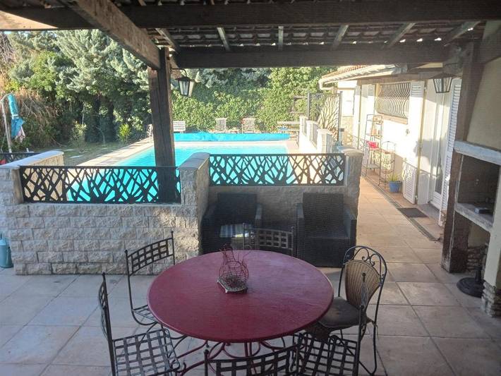 Maison de vacances pour 5 personnes, avec piscine ainsi que vue et jardin, animaux acceptés