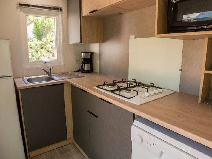 Mobil home pour 4 personnes, avec piscine à Méolans-Revel - 3