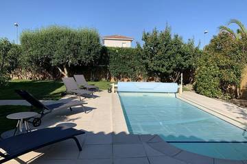 Cottage pour 6 personnes, avec terrasse et jardin à Villeveyrac