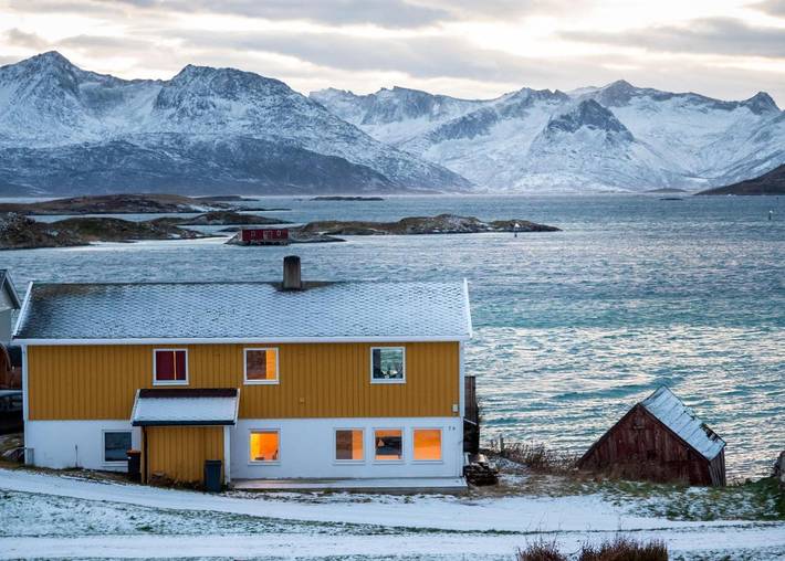 Gîte pour 4 personnes, avec jardin et vue dans Sommaroy