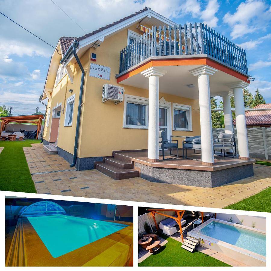 Luxvil Balaton Private Pool Holiday Home in Balatonkeresztur, Plattensee Südufer
