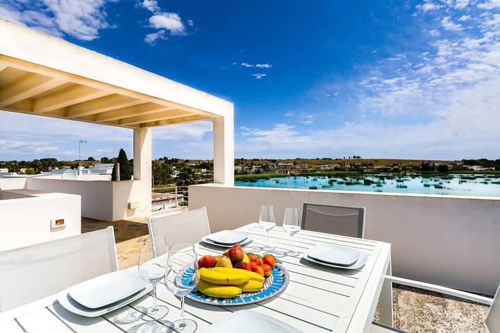 Appartamento per 6 persone, con Balcone e Terrazza nonché Panorama e Vista lago a Scala di Furno
