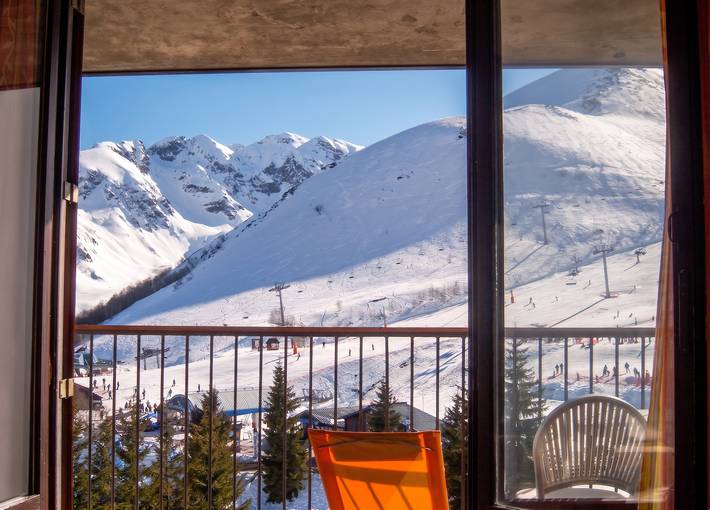 Gîte pour 6 personnes, avec balcon/terrasse à Gouaux-de-Larboust