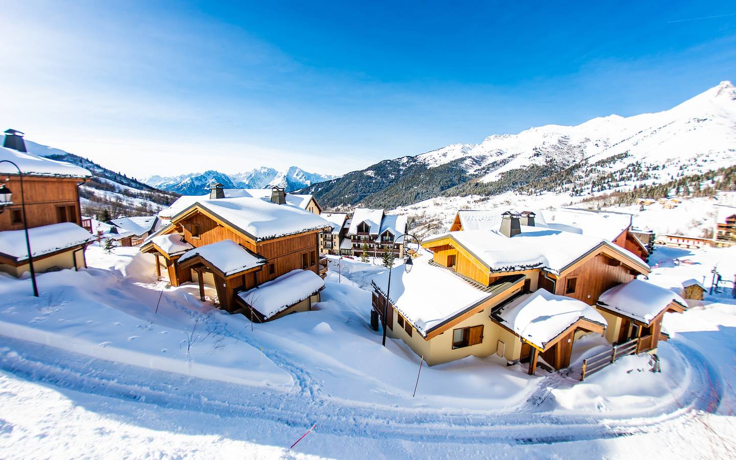 Villa France — Five-room chalet for eight persons in Saint-François-Longchamp, Le Grand Domaine
