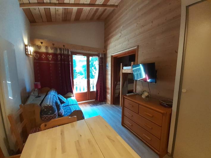 Studio entier, Studio avec balcon vue montagne - 4 pers. in Valfréjus, Modane
