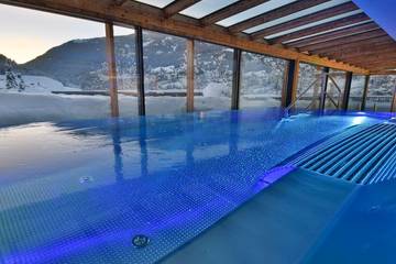 Ferienhaus für 4 Personen, mit Garten und Whirlpool sowie Pool und Sauna, mit Haustier in Bad Kleinkirchheim