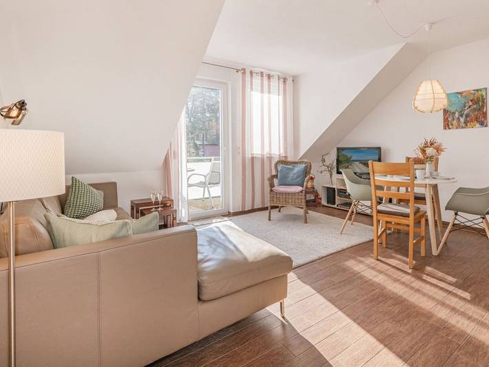 Ferienwohnung mit Meerblick für 2 Personen, mit Balkon in Trassenheide