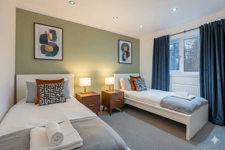 Ferienhaus für 8 Personen, mit Garten und Whirlpool, mit Haustier in Schottland