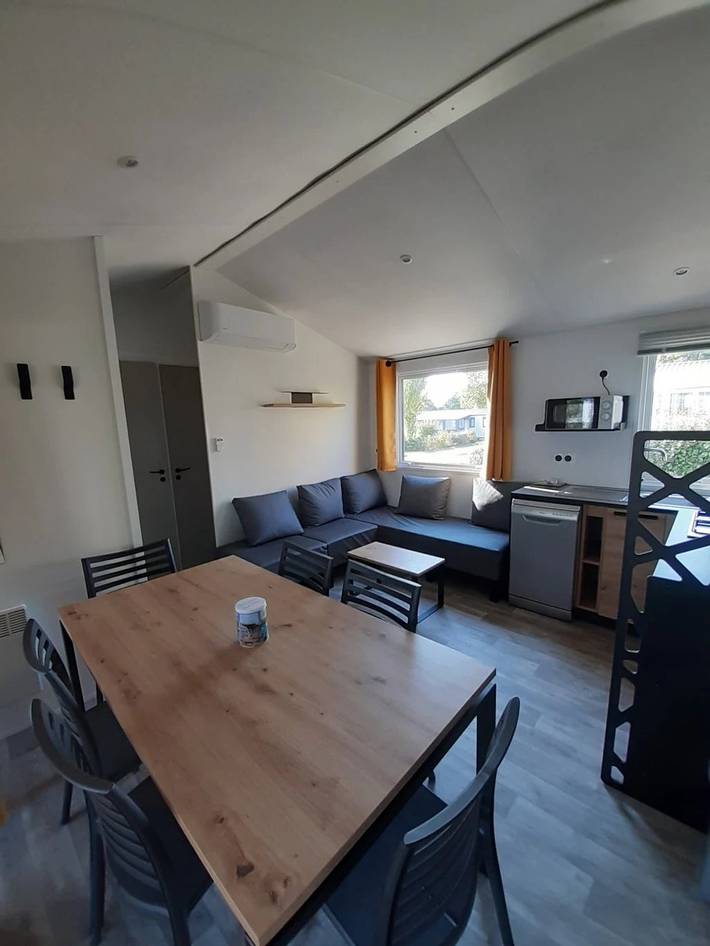 Mobil home pour 8 personnes, avec bassin pour enfant et piscine à Les Moutiers-en-Retz - 4