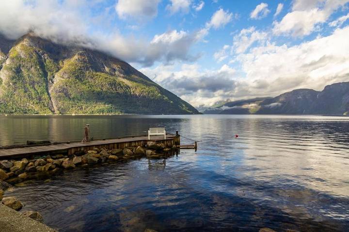 Location de vacances pour 5 personnes, avec jardin et vue dans Eidfjord - 3