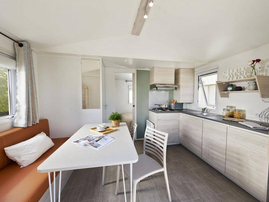 Camping les Rives du Lac Cantalès - Mobilheim 2 personen - Paar (1 Zimmer) in Saint-Gérons, Aurillac und Umgebung