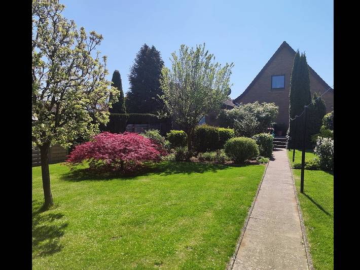 Ferienwohnung für 3 Personen, mit Terrasse und Garten