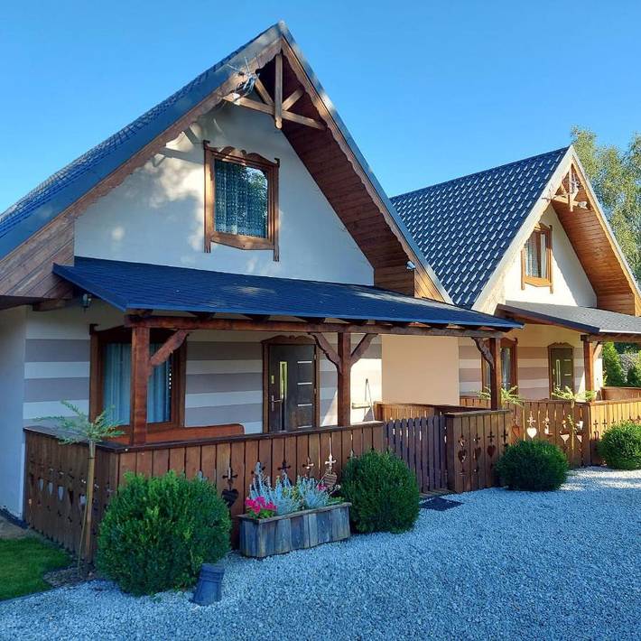 Domek letniskowy dla 8 osób, z ogród i widok na Dolny Śląsk