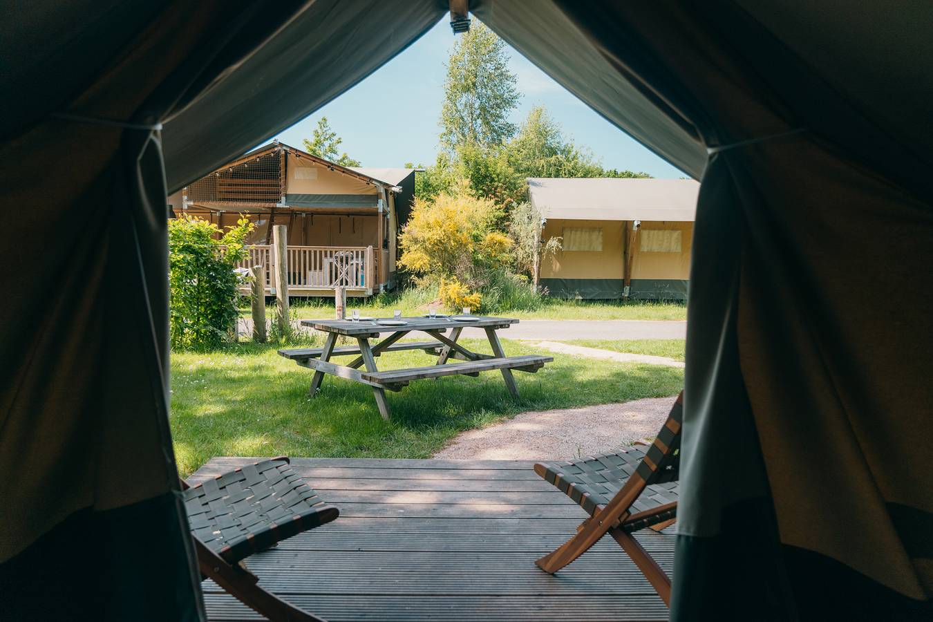 Vakantiepark Sallandshoeve — Safarihütte Xs für 4 Personen mit Privatsanitär in Sallandse Heuvelrug