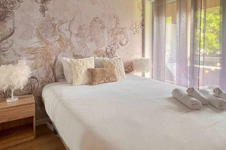 Location de vacances pour 2 personnes, avec balcon et jardin à Annecy-le-Vieux