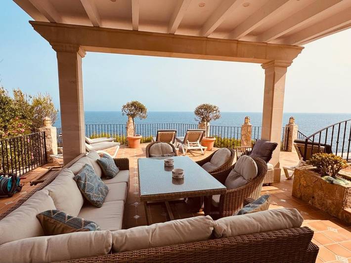 Villa pour 6 personnes, avec vue et piscine ainsi que sauna et jardin, animaux acceptés à Cala Pi - 4