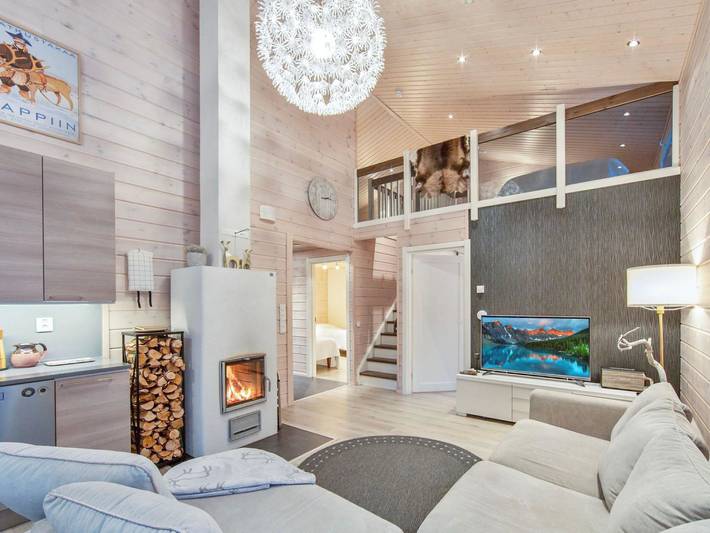Log cabin for 6 people, with sauna in Levi
