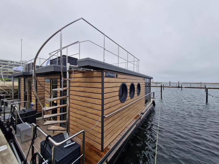 Boot für 4 Personen, mit Sauna und Ausblick sowie Terrasse an der Kieler Bucht - 2