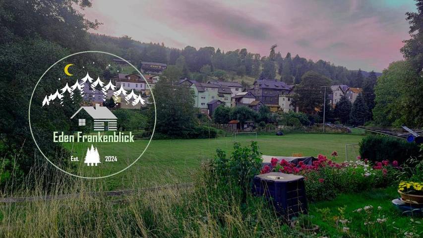 Ferienhaus für 6 Personen, mit Terrasse und Garten sowie Ausblick in Frankenblick