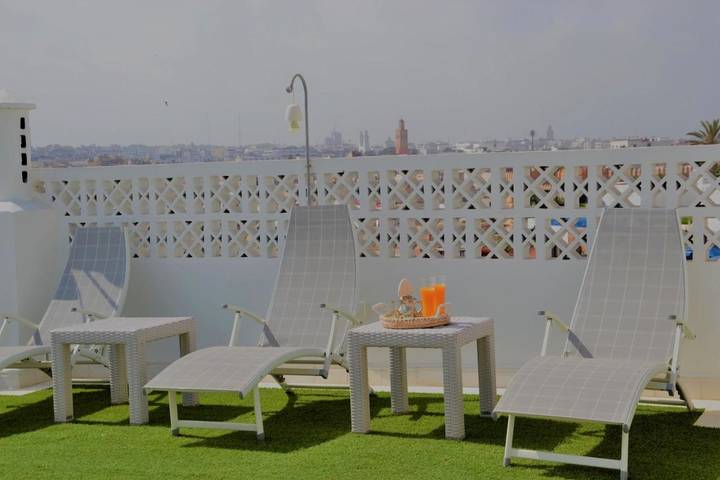 Maison d’hôte pour 2 personnes, avec terrasse à Rabat - 4