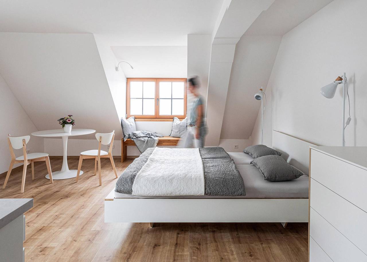Ganze Ferienwohnung, Port luv - Apartment mit Wohn-/Schlafraum in Überlingen, Obersee (Bodensee)