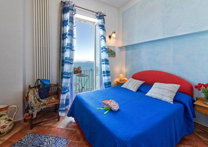 B&B für 2 Personen, mit Ausblick und Terrasse auf Ischia