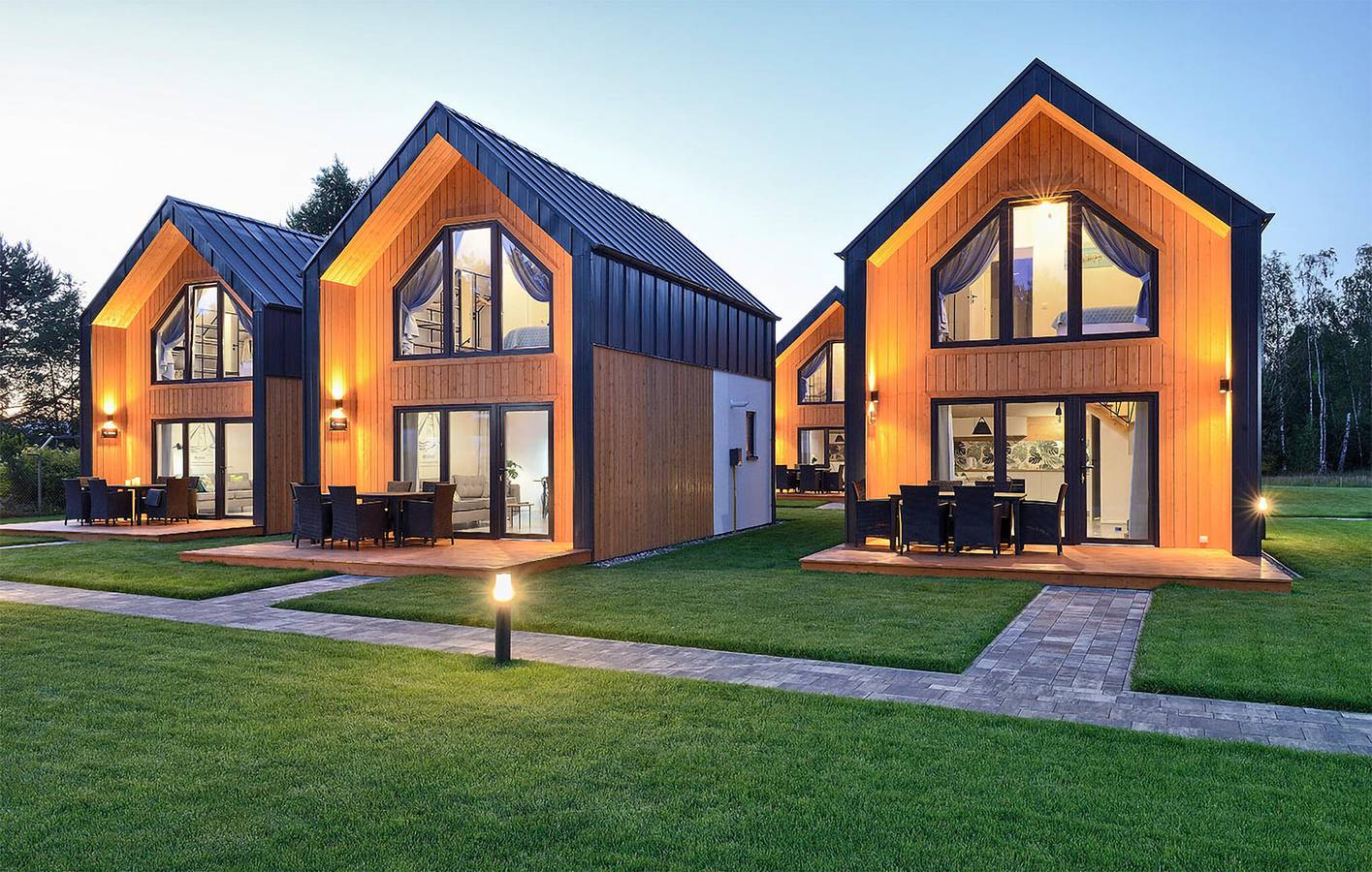 Ferienhaus für 4 Personen mit Terrasse in Krokowa