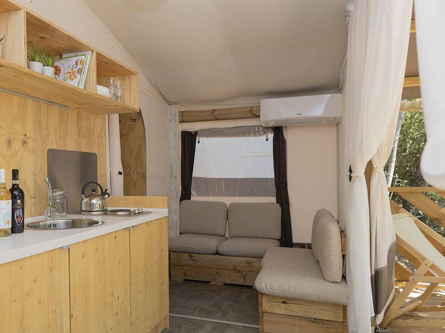 Hu Montescudaio village - Safarizelt 5 personen - Hu glamp Smart in Montescudaio, Etruskische Küste