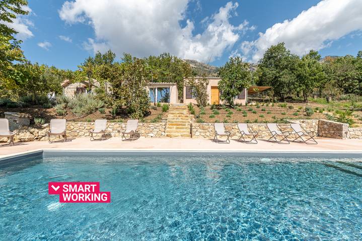 Ferienwohnung für 6 Personen, mit Garten