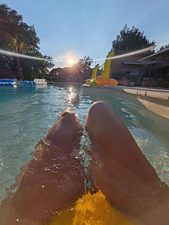 Location de vacances pour 10 personnes, avec piscine ainsi que jardin et vue à Sainte-Anastasie-sur-Issole - 2