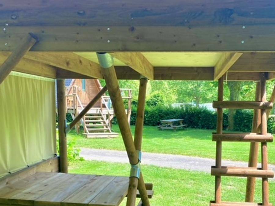 Camping du Val de Saône - Einzigartig 2 personen - Biwak auf Stelzen in Saint-Didier-sur-Chalaronne, Bourg-en-Bresse und Umgebung