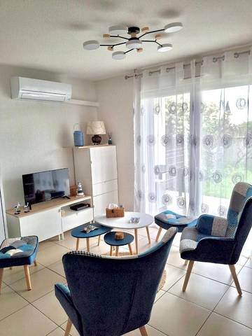 Gîte pour 2 personnes, avec jardin et vue à Saleilles