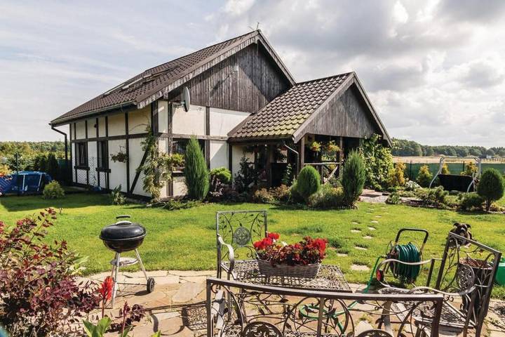 Komfortables Ferienhaus mit Garten, am See in Puddemsdorf, Jezioro Jamno