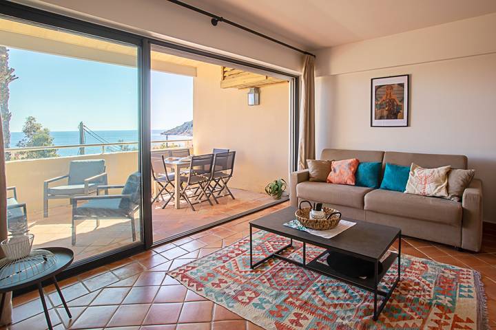 Gîte pour 4 personnes, avec balcon dans Plage de Bonne Terrasse