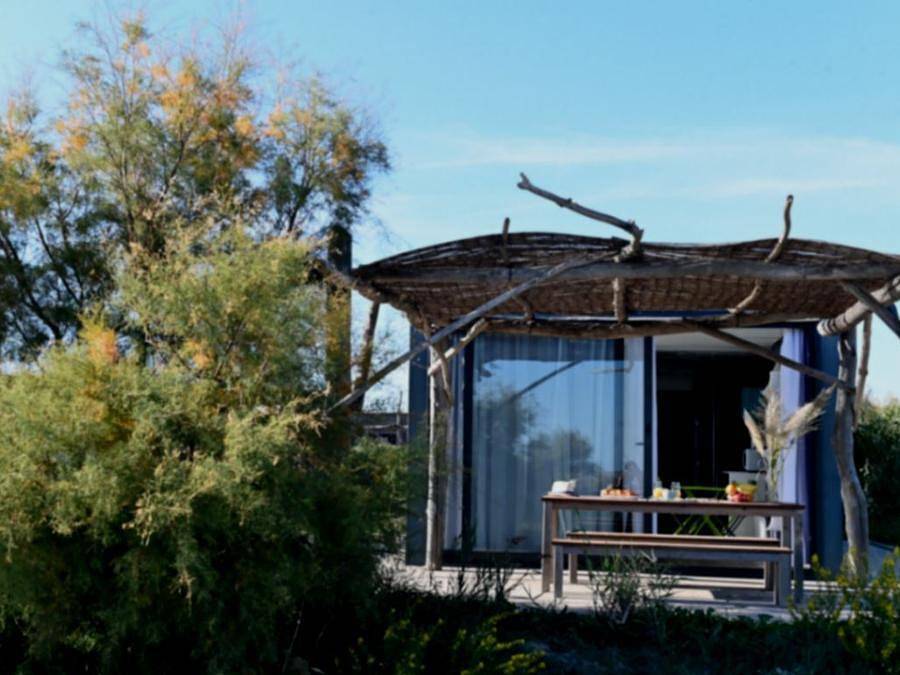 Camping Les Bois Flottés - Mobilheim 4 personen - Crippa Premium Blick Salins 4Pers. 2Zi. in Salin-de-Giraud, Arles