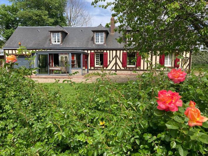 Location de vacances pour 9 personnes, avec Terrasse et Jardin à Cauville-sur-Mer