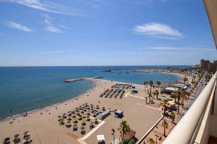 Studio for 2 personer, med balkon og pool i Fuengirola