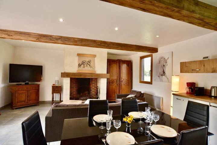 Location de vacances pour 4 personnes, avec vue et jardin à Pierrefitte-en-Auge - 3