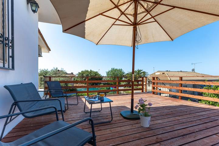 Apartamento de vacaciones para 6 personas, con jardín - 1