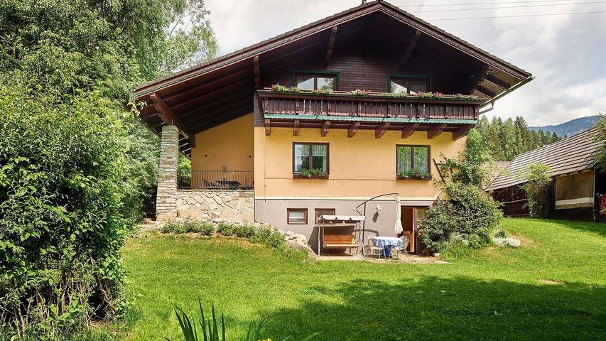 Hütte für 6 Personen, mit Terrasse und Sauna sowie Garten in Haus - 3