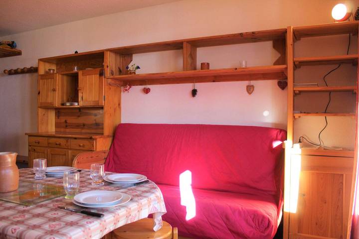 Studio pour 4 personnes, avec balcon à Vars