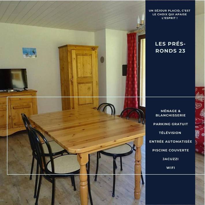 Appartement de vacances pour 4 personnes, avec piscine et jardin