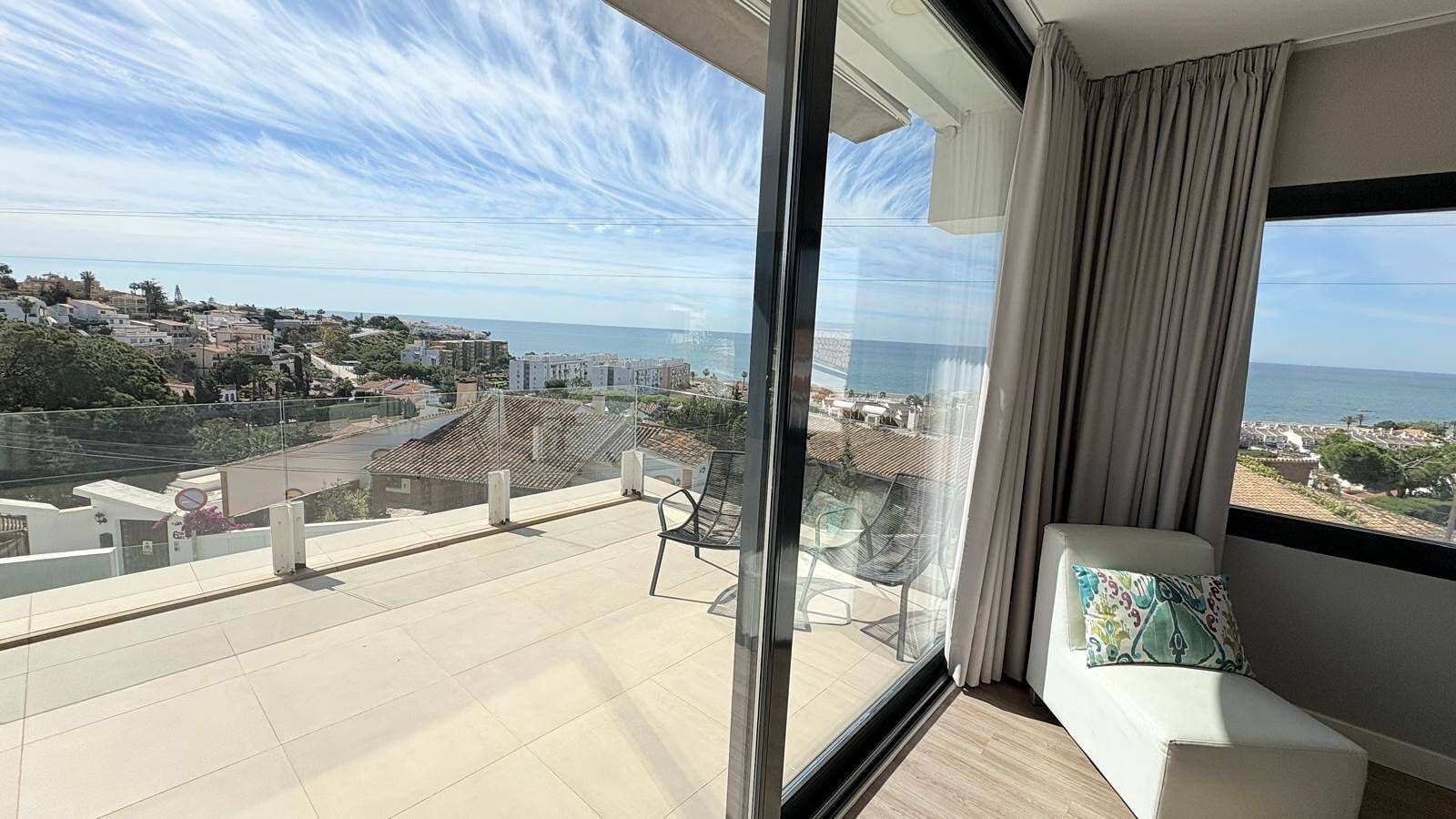 Villa « Carmen » avec vue sur la mer, Wi-Fi et climatisation in La Cala del Moral, Rincón de la Victoria