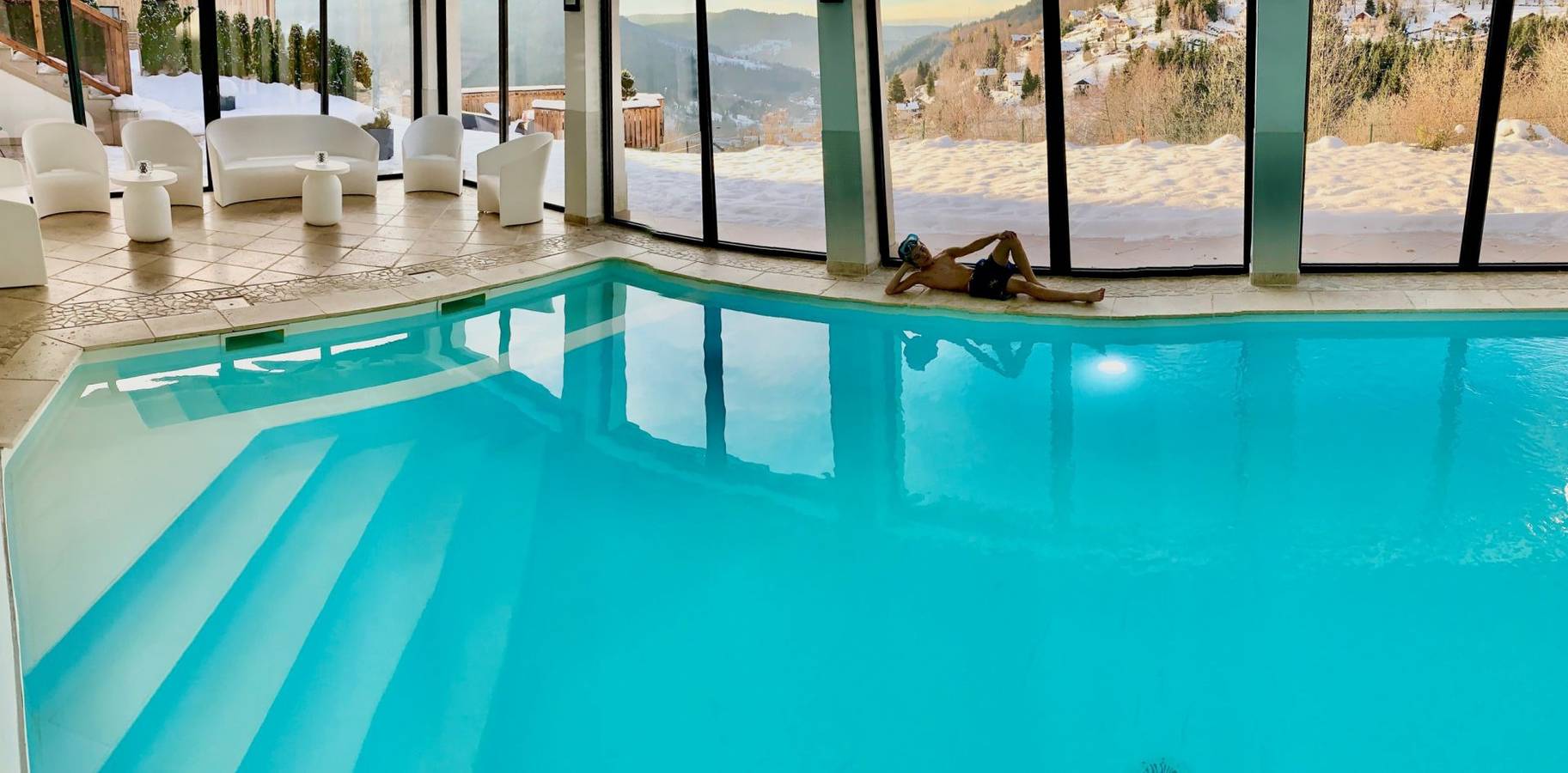 Le Lodge : chalet d'exception avec piscine privée in Ventron, Parc naturel régional des Ballons des Vosges