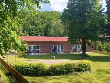 Ferienwohnung für 4 Personen, mit Seeblick und Garten am Schwielowsee
