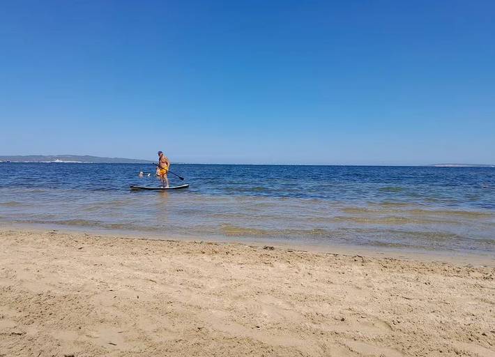 Ferienwohnung für 6 Personen, mit Meerblick und Garten, kinderfreundlich