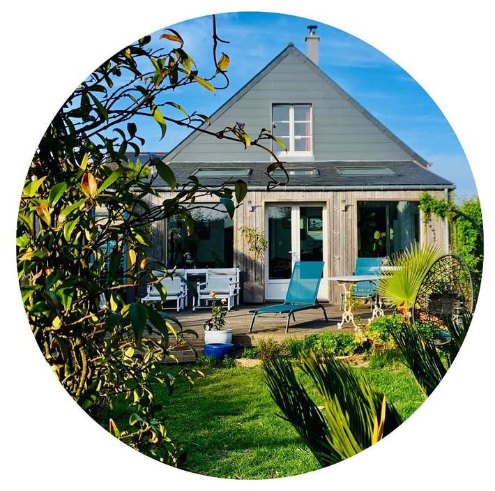 Maison de vacances pour 6 personnes, avec vue et jardin