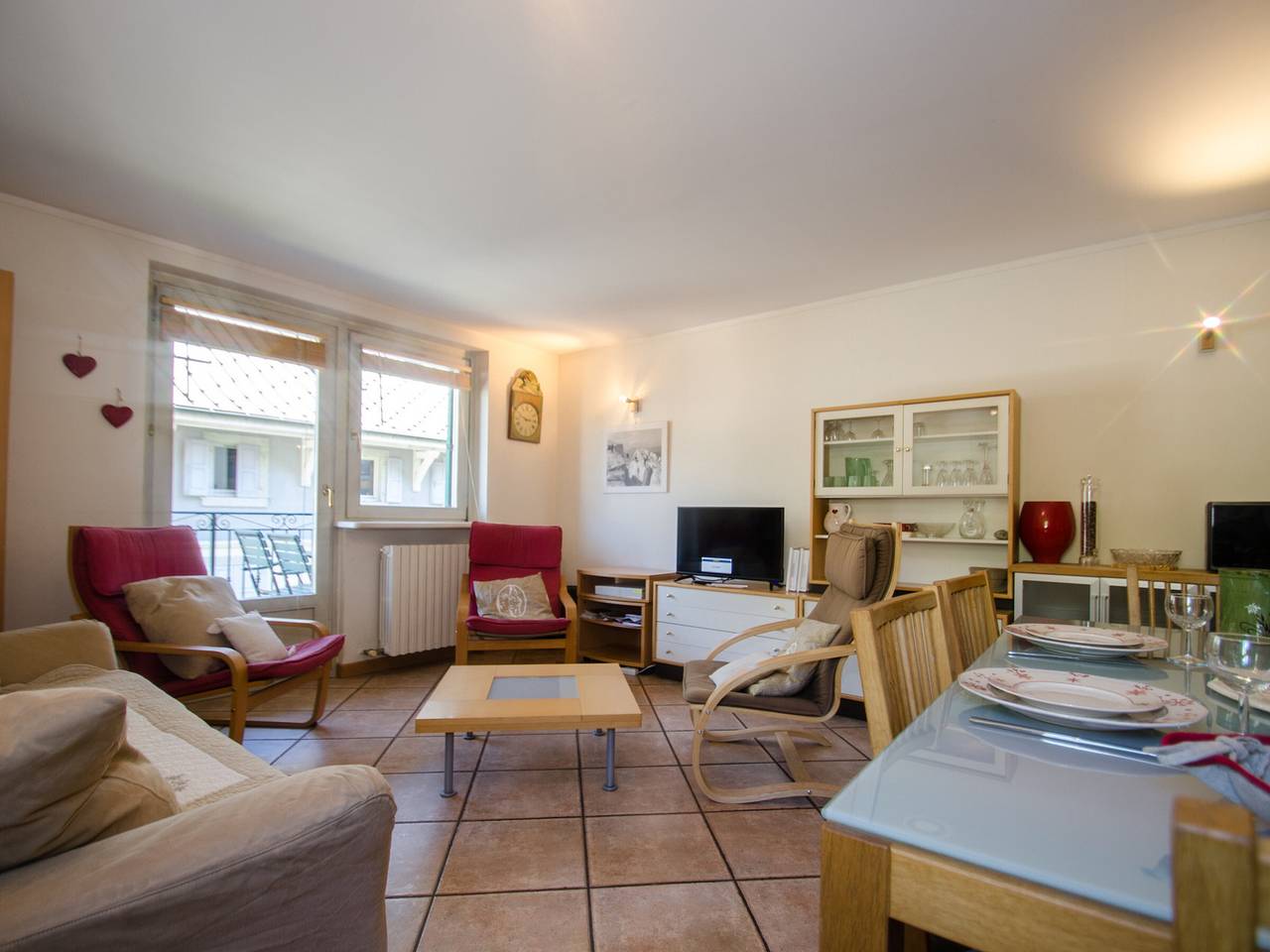 Entire apartment, Central quiet apartment with terrace, Mont-Blanc view, Chamonix in Brevent-Flegere, Chamonix-Mont-Blanc